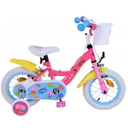 Vélo enfant Peppa Pig - fille - 12 po - Rose - Deux leviers de frein [CLONE]