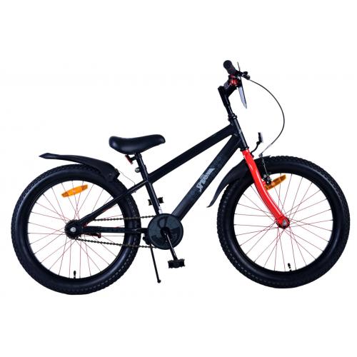 Spider-Man - Kinderfiets - Jongens - 20 inch - Mat Zwart