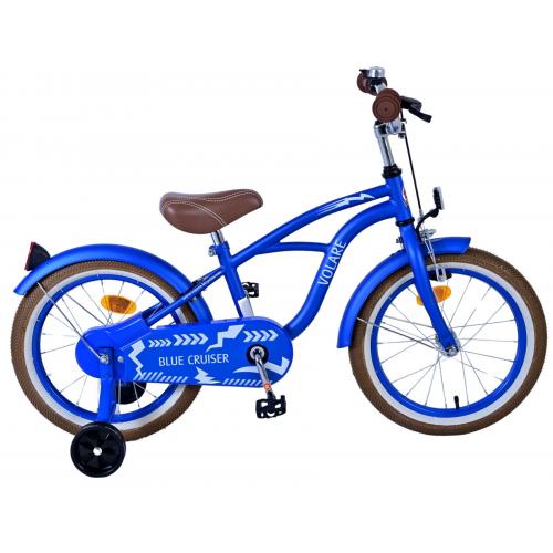 Volare Blue Cruiser Vélo enfant - garçon - 16 pouces - Bleu