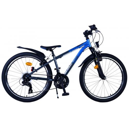 Vélo enfant Volare XC Race - 24 pouces - 21 vitesses - Bleu/Gris