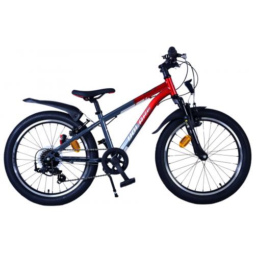 Vélo enfant Volare XC Race - 20 pouces - 7 vitesses - Rouge/Gris