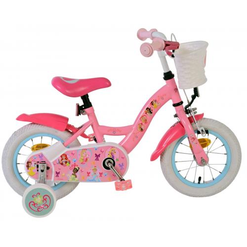 Vélo enfant Disney Princesse - Filles - 12 pouces - Rose