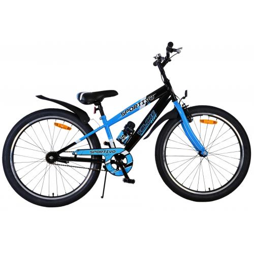 Volare Sportivo Vélo enfant - Garçons - 24 pouces - Noir Bleu