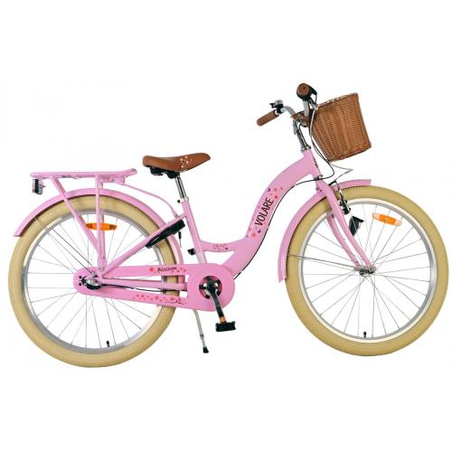 Volare Blossom Vélo enfant - Filles - 24 pouces - Rose- 3 vitesses