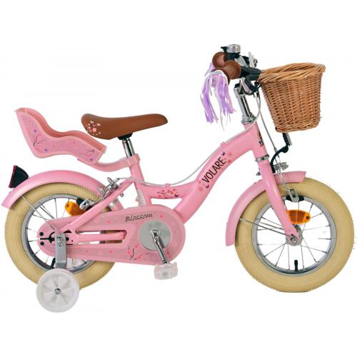 Volare Blossom Vélo enfant - Filles - 12 pouces - Rose - Freins à deux mains [CLONE]
