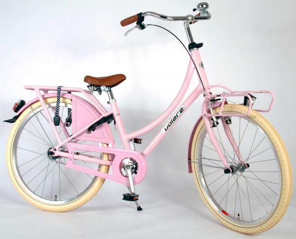 Volare Classic Granny Bicycle - Filles - 24 inch - Rose