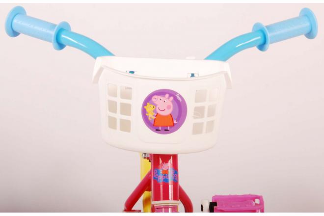 Vélo enfant Peppa Pig - fille - 10 po - rose/bleu