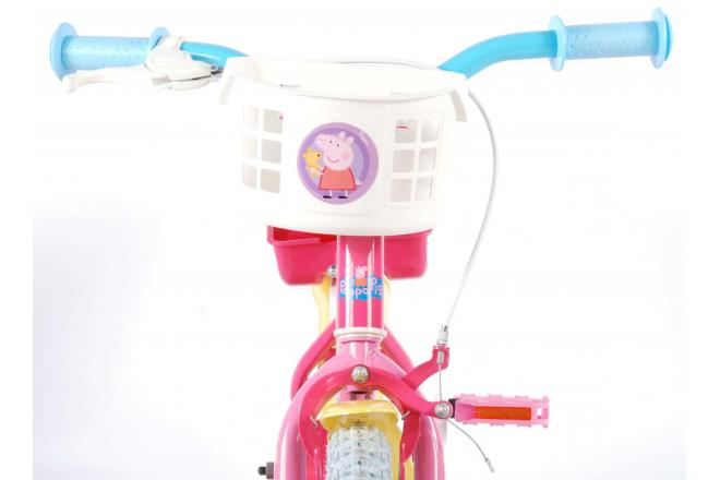 Vélo enfants Peppa Pig - Filles - 12 pouces - Rose