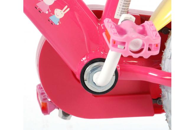 Vélo enfants Peppa Pig - Filles - 12 pouces - Rose