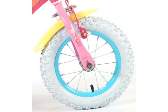 Vélo enfants Peppa Pig - Filles - 12 pouces - Rose