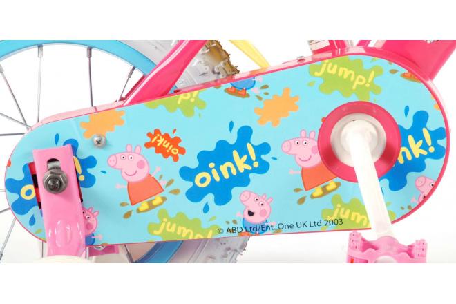 Vélo enfants Peppa Pig - Filles - 12 pouces - Rose