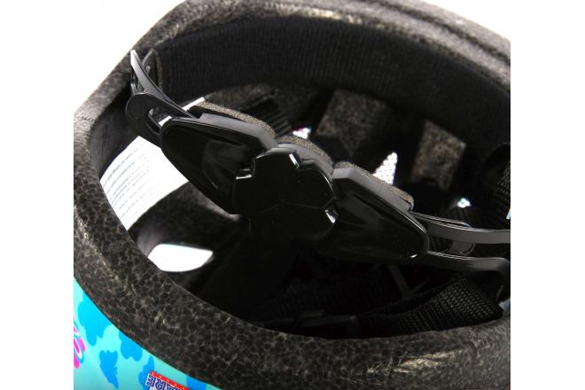 Casque de vélo pour enfants Volare Fleurs roses vertes XS 47-51 cm extra petit modèle