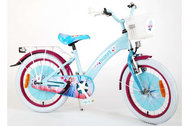 Vélo Disney Frozen 2 Kids - Filles - 18 pouces - Bleu/Violet -  assemblé à 95%