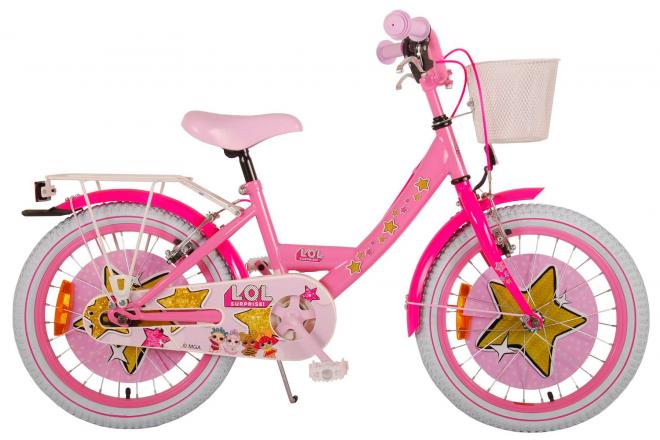 LOL Vélo enfants Surprise - Filles - 18 pouces - Rose - 2 leviers de frein