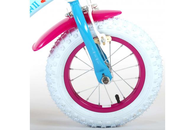 Vélo enfant Disney La reine des neiges 2 - fille - 12 po - bleu/mauve