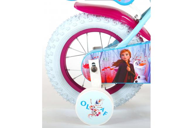 Vélo enfant Disney La reine des neiges 2 - fille - 12 po - bleu/mauve