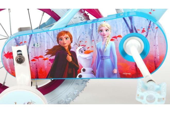 Vélo enfant Disney La reine des neiges 2 - fille - 12 po - bleu/mauve