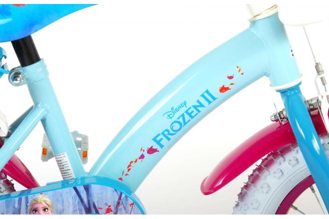 Vélo enfant Disney La reine des neiges 2 - fille - 12 po - bleu/mauve