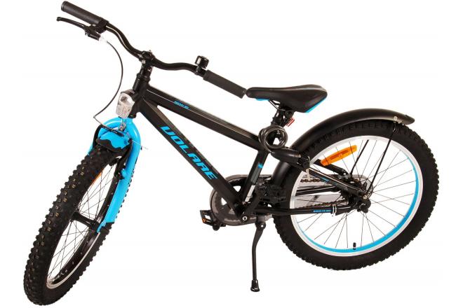 Vélo pour enfants Volare Rocky - 20 pouces - Noir - 95% assemblé - Prime Collection
