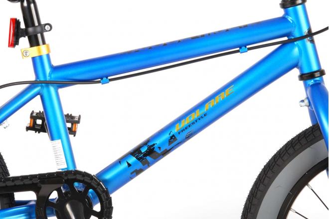 Vélo enfant Volare Cool Rider - Garçons - 16 pouces - bleu - 2 leviers de frein - assemblé à 95%