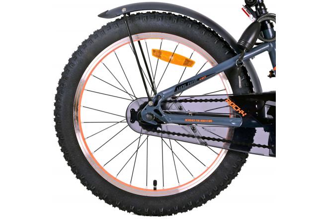 Vélo pour enfants Volare Rocky - 20 pouces - Noir - 95% assemblé - Prime Collection