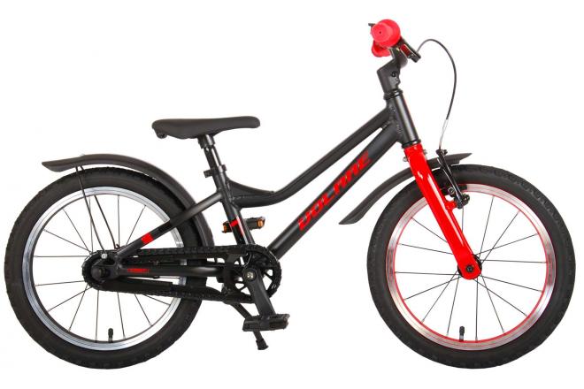 Volare Blaster Bicyclette pour enfants - Garçons - 16 pouces - Noir Rouge - Prime Collection