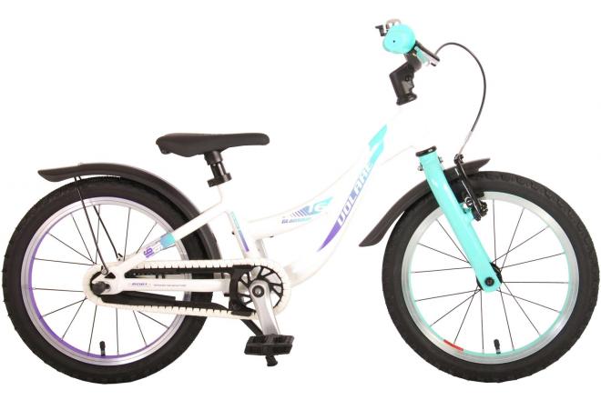 Volare Glamour Bicyclette pour enfants - Filles - 16 pouces - Vert menthe perlée - Prime Collection