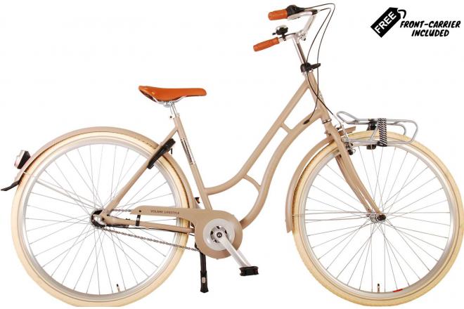 Volare Lifestyle Vélo pour femmes - Femmes - 51 centimètres - Sable - Shimano Nexus 3 vitesses