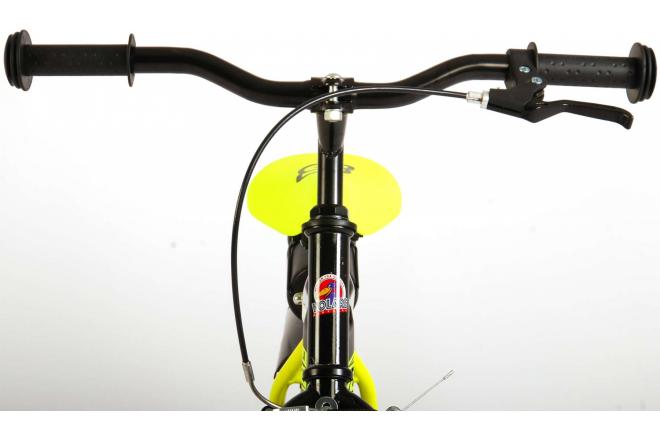 Vélo pour enfants Volare Sportivo - Garçons - 16 pouces - Jaune fluo noir - 95% assemblé