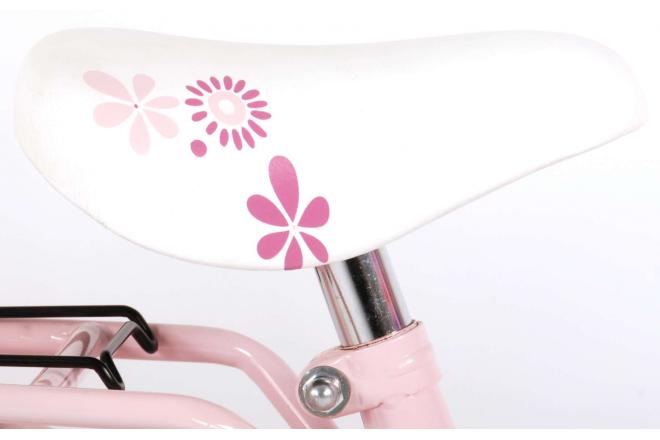 Vélo d'enfant Volare Ashley - Filles - 12 pouces - Rose - 95% assemblé