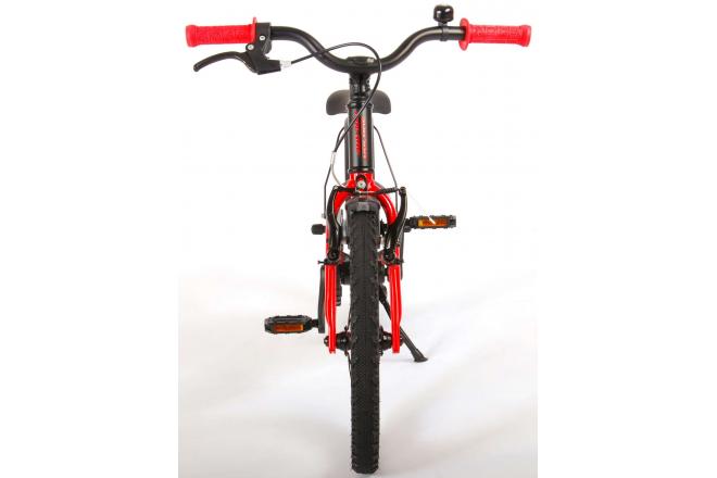 Volare Blaster Bicyclette pour enfants - Garçons - 16 pouces - Noir Rouge - Prime Collection