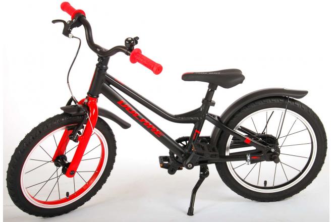 Volare Blaster Bicyclette pour enfants - Garçons - 16 pouces - Noir Rouge - Prime Collection