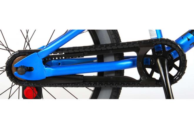 Volare Cool Rider Vélo pour enfants - Garçons - 18 pouces - Bleu - deux freins à main - 95% assemblés - Prime Collection