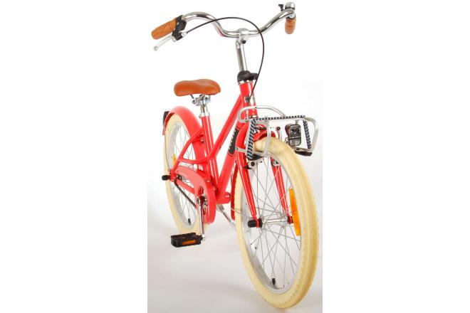 Vélo pour enfants Volare Melody - Filles - 20 pouces - Rouge corail - Prime Collection
