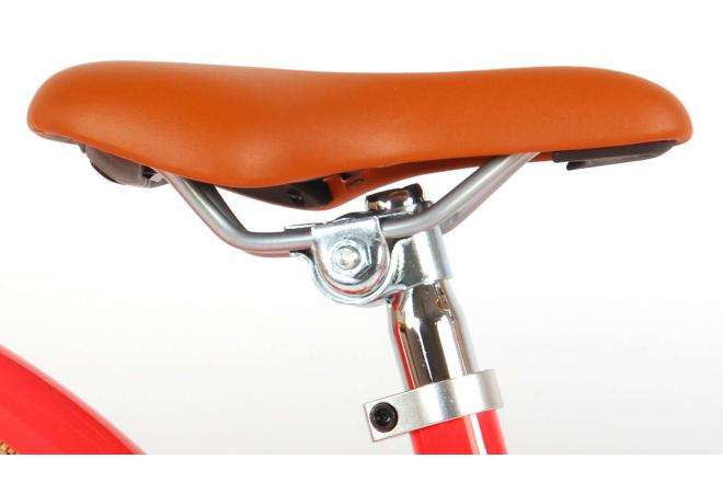 Vélo pour enfants Volare Melody - Filles - 24 pouces - Rouge corail - Prime Collection