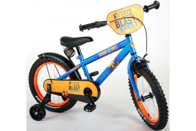 NERF Vélo pour enfants - Garçons - 16 pouces - Bleu satiné