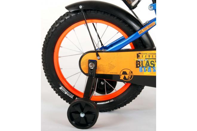 NERF Vélo pour enfants - Garçons - 16 pouces - Bleu satiné