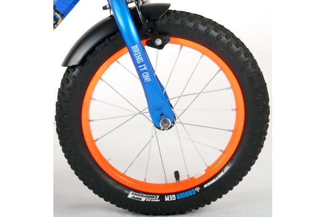 NERF Vélo pour enfants - Garçons - 16 pouces - Bleu satiné