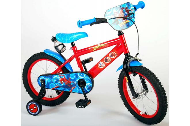 Spider-Man vélo pour enfants - Garçons - 16 pouces - Bleu Rouge