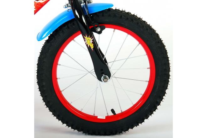 Spider-Man vélo pour enfants - Garçons - 16 pouces - Bleu Rouge