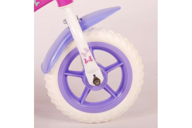 Vélo pour enfants Disney Minnie Cutest Ever! - Filles - 10 pouces - Rose / Blanc / Violet