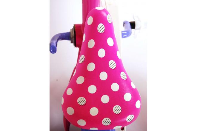 Vélo pour enfants Disney Minnie Cutest Ever! - Filles - 10 pouces - Rose / Blanc / Violet