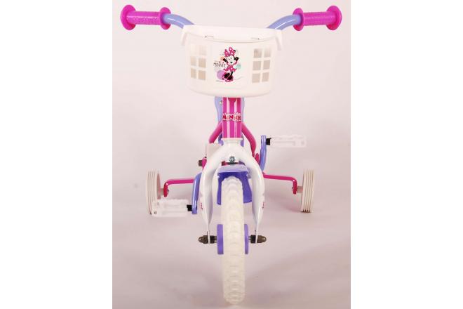 Vélo pour enfants Disney Minnie Cutest Ever! - Filles - 10 pouces - Rose / Blanc / Violet