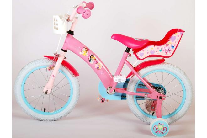 Vélo enfant Princesses Disney - fille - 14 po - rose
