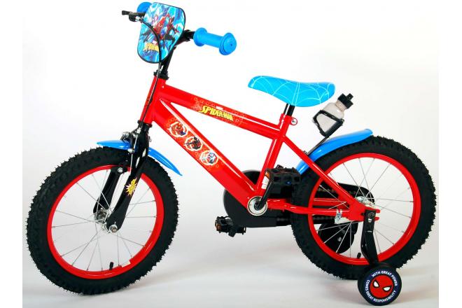 Spider-Man vélo pour enfants - Garçons - 16 pouces - Bleu Rouge