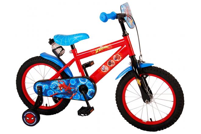 Spider-Man vélo pour enfants - Garçons - 16 pouces - Bleu Rouge
