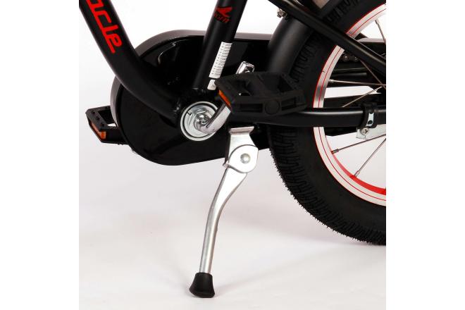 Vélo d'enfant Volare Miracle Cruiser - Garçons - 14 pouces - Noir mat - Prime Collection