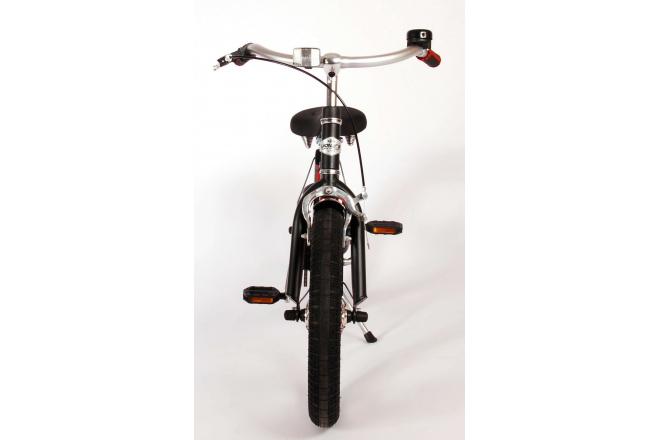 Vélo pour enfants Volare Miracle Cruiser - Garçons - 16 pouces - Noir mat - Prime Collection