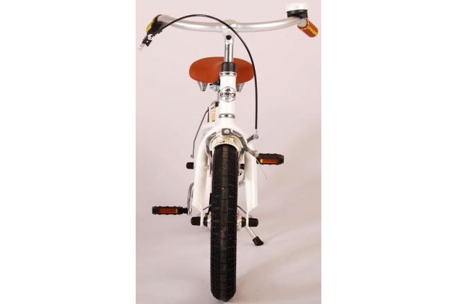 Vélo d'enfant Volare Miracle Cruiser - Filles - 14 pouces - Blanc - Prime Collection