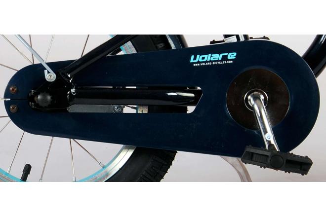 Vélo d'enfant Volare Miracle Cruiser - Garçons - 14 pouces - Mat Blue - Prime Collection